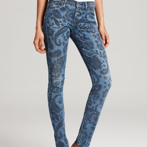 Citizens Of Humanity Denim - Avedon Paisley Low Rise Skinny Jean